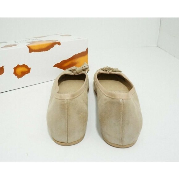 Donald J Pliner Becan Women's Slip On Flats Oxfords Beige Leather US 7 M $225 - Picture 5 of 10